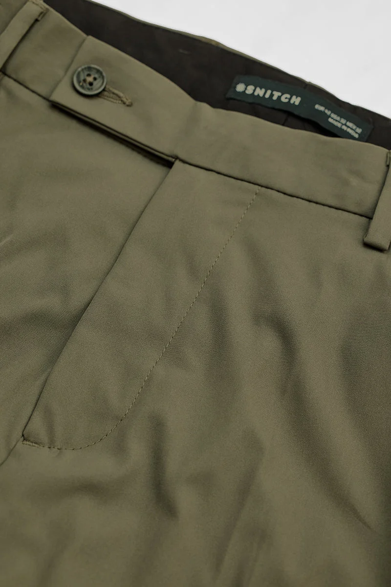 سنيتش Olive Slim Fit Chinos